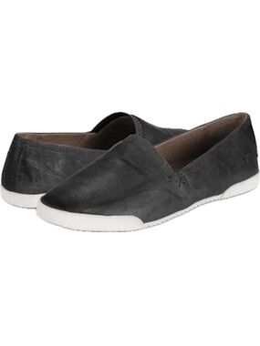 Frye Melanie Slip On Leather Sneakers black size 11 M